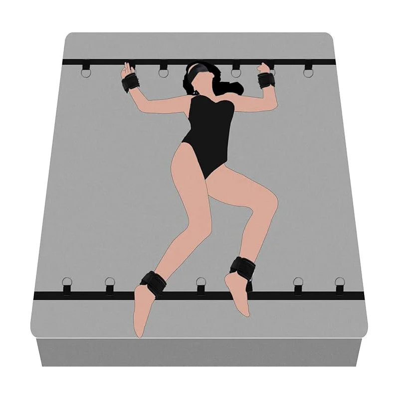 BDSM Bed Restraint Kit with Adjustable Straps