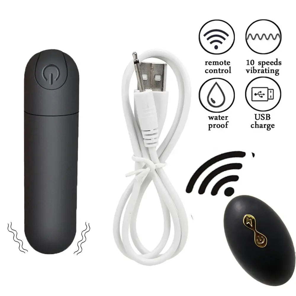 Wireless Remote Control Wearable Panty Vibrator