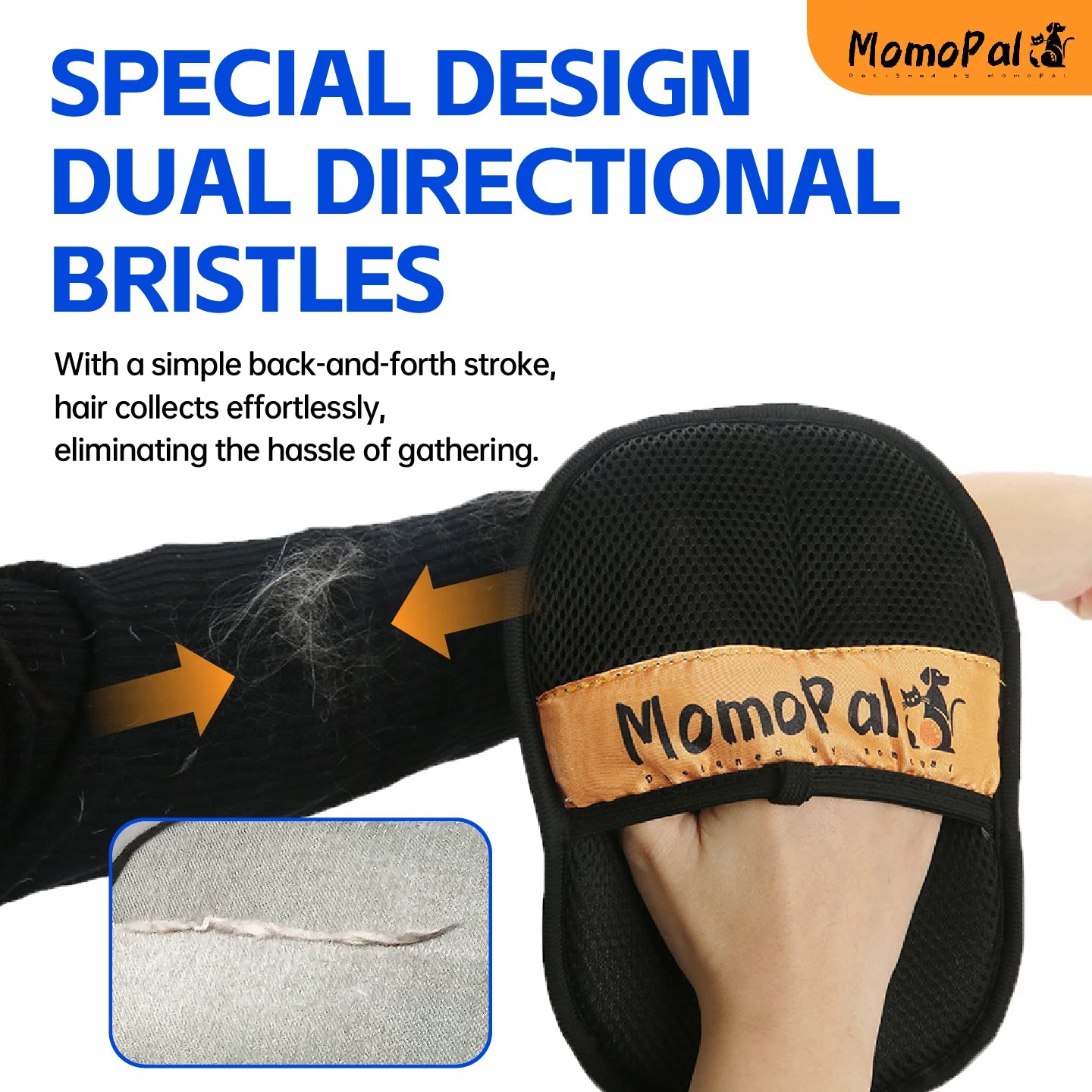 Pet Hair Removal Grooming Gloves