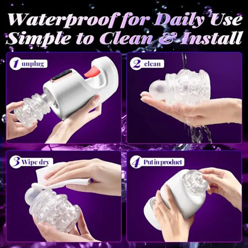 2025 Tongue-Licking Thrusting Male Stroker