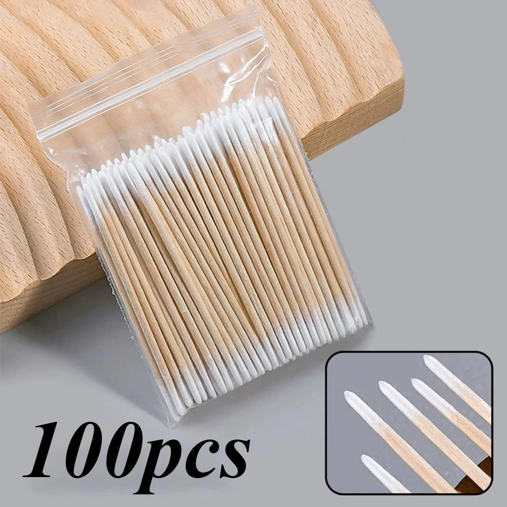 Disposable Wooden Micro Swabs for Eyelashes