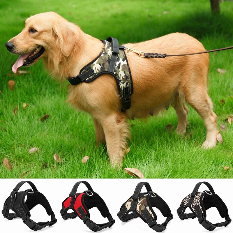 Adjustable No-Pull Reflective Dog Harness