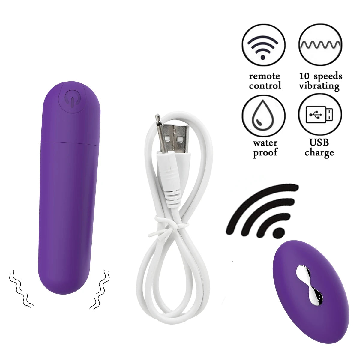 Wireless Remote Control Wearable Panty Vibrator