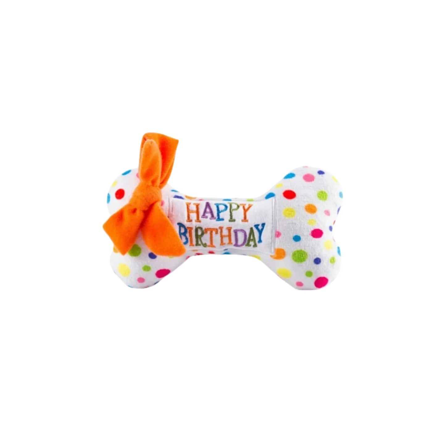 Plush Dog Birthday Cake Toy