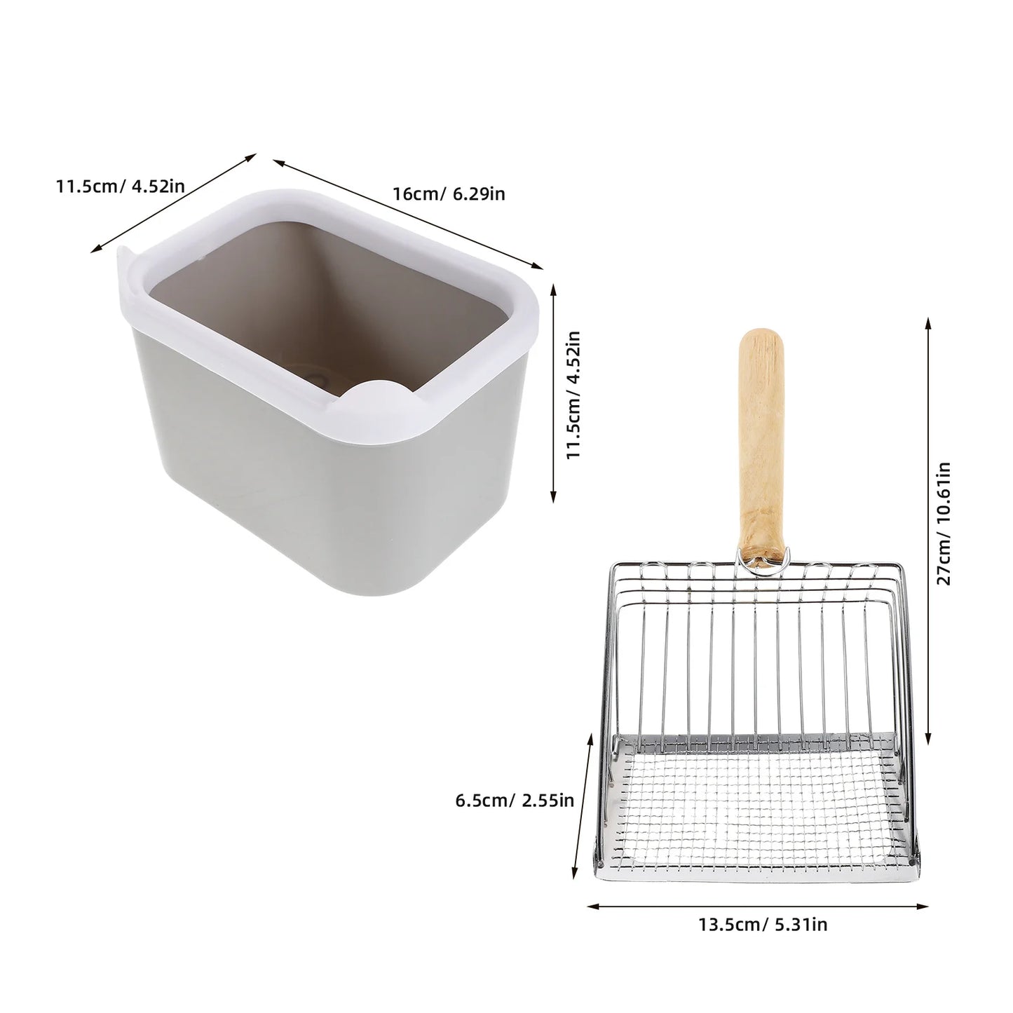 Stainless Steel Cat Litter Scoop