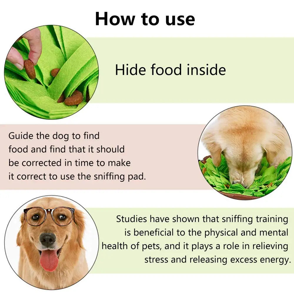 Interactive Pet Snuffle Mat for Dogs & Cats