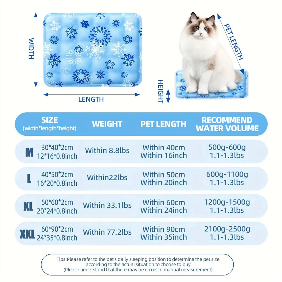 Self-Cooling Pet Mat