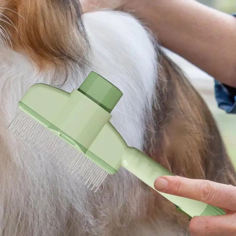 Self-Cleaning Pet Hair Removal Brush