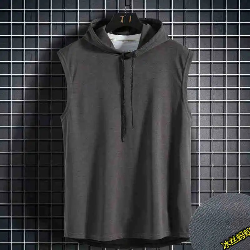 Men’s Sleeveless Hooded Tee