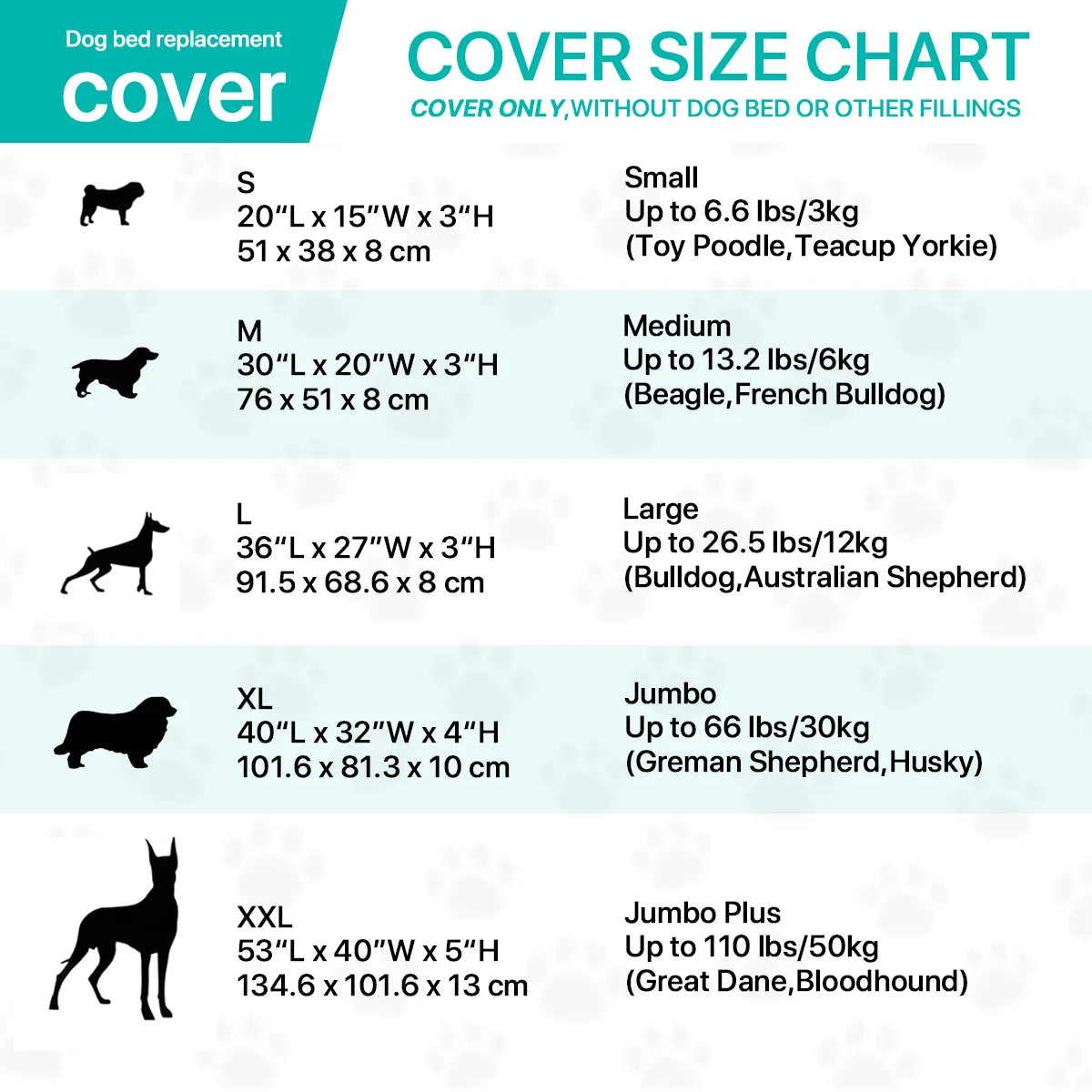 Orthopedic Dog Bed Cover
