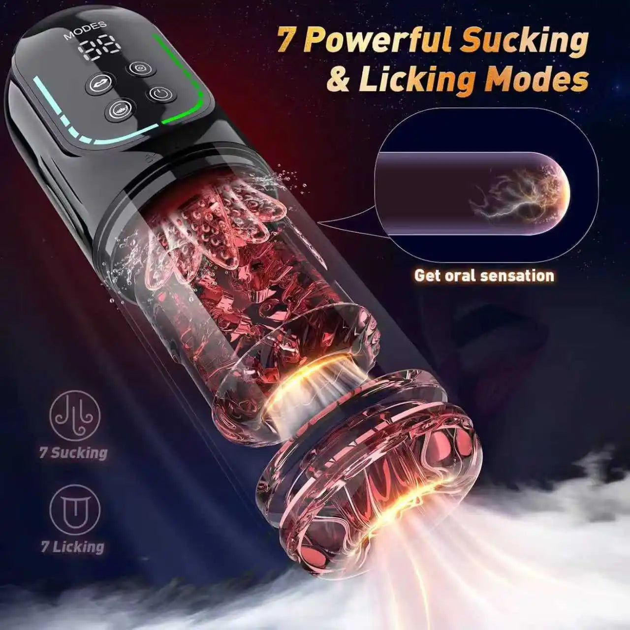 Automatic Thrusting & Rotating Male Stroker