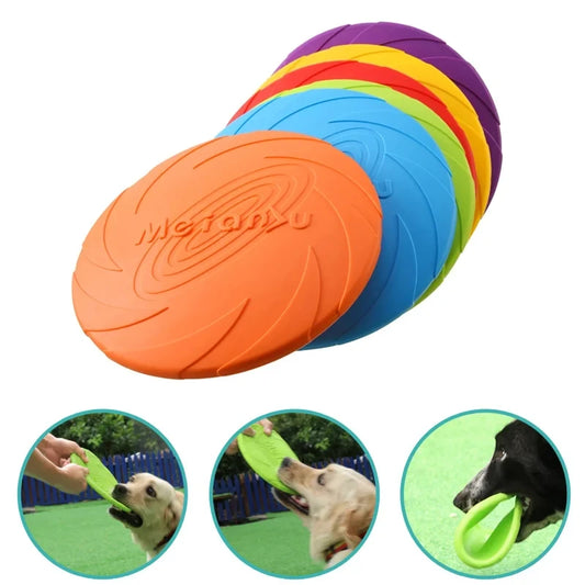 Silicone Dog Flying Disc Toy