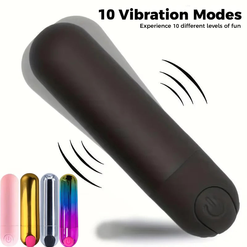 Rechargeable 10-Mode Mini Vibrator