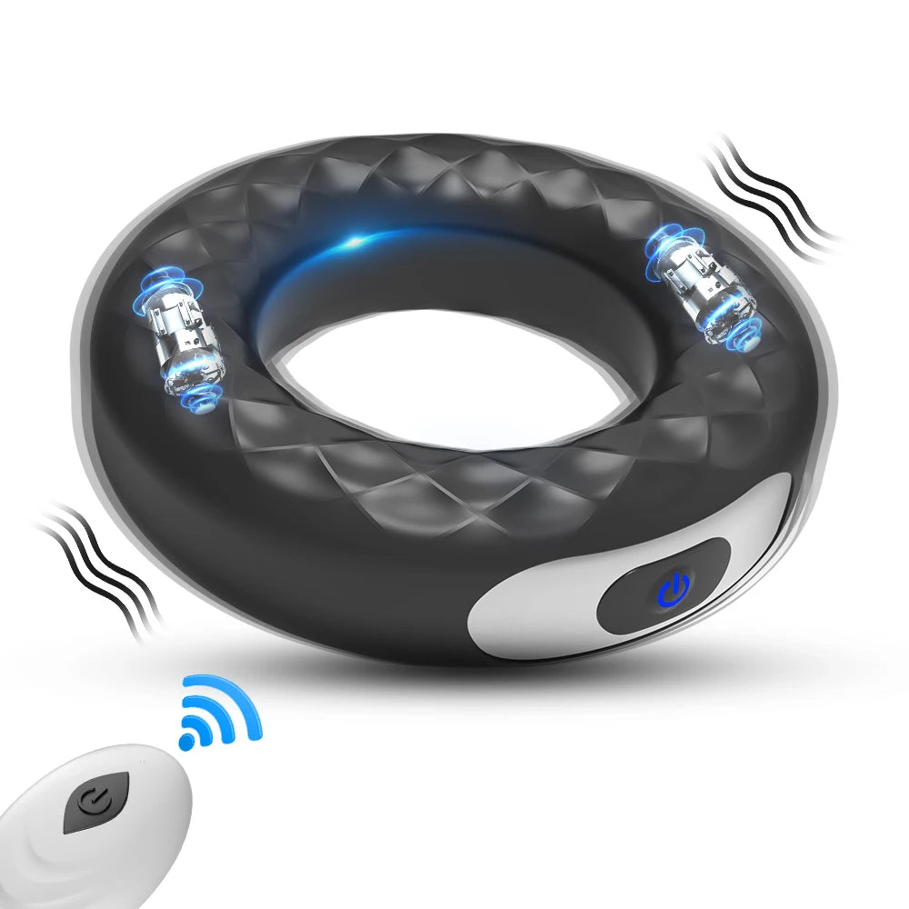Remote-Control Vibrating Cock Ring
