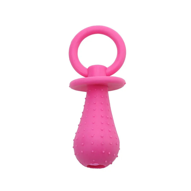 Rubber Pet Pacifier Chew Toy