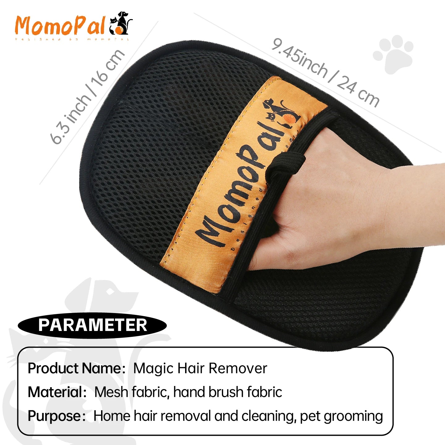 Pet Hair Removal Grooming Gloves