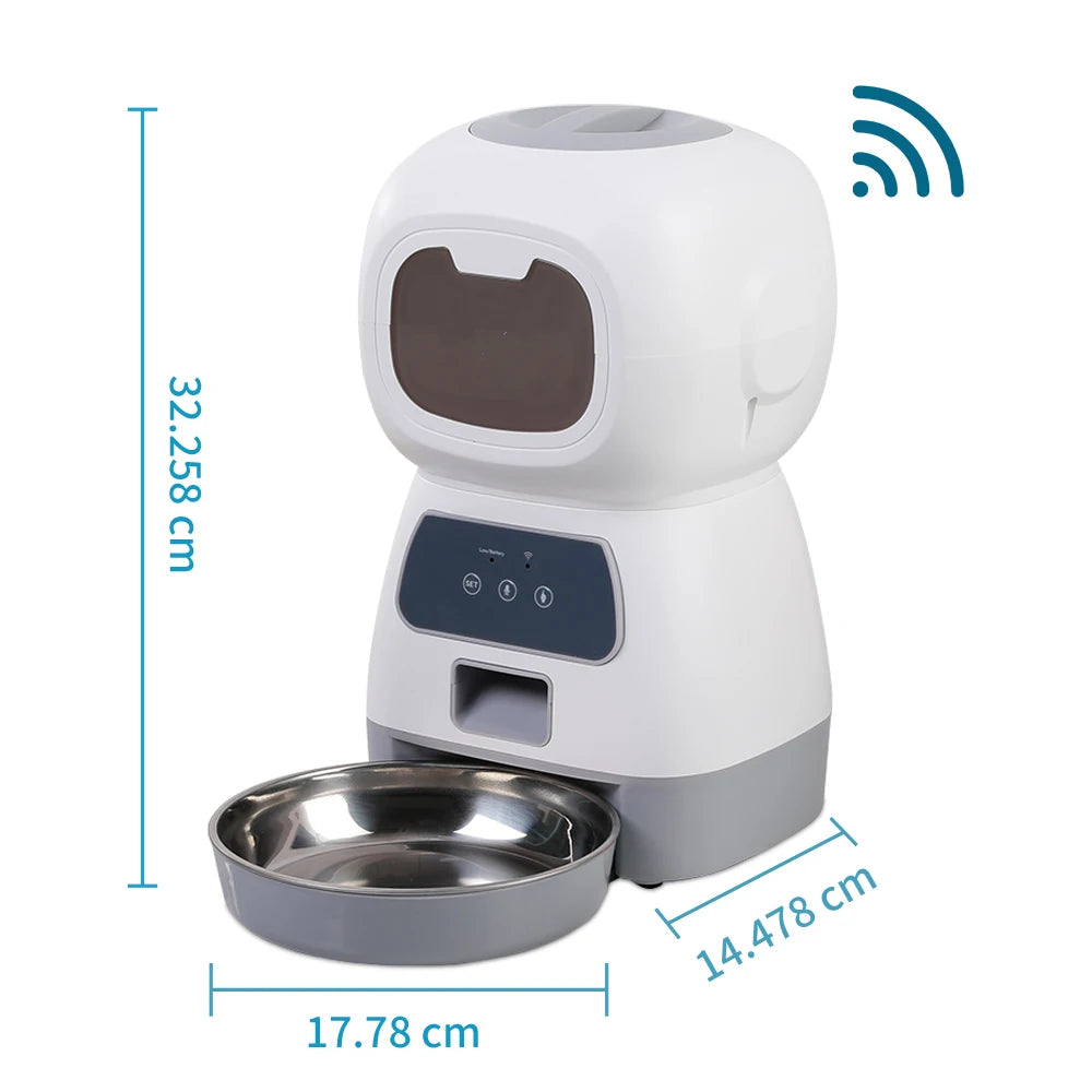 Smart Automatic Pet Feeder – 3.5L
