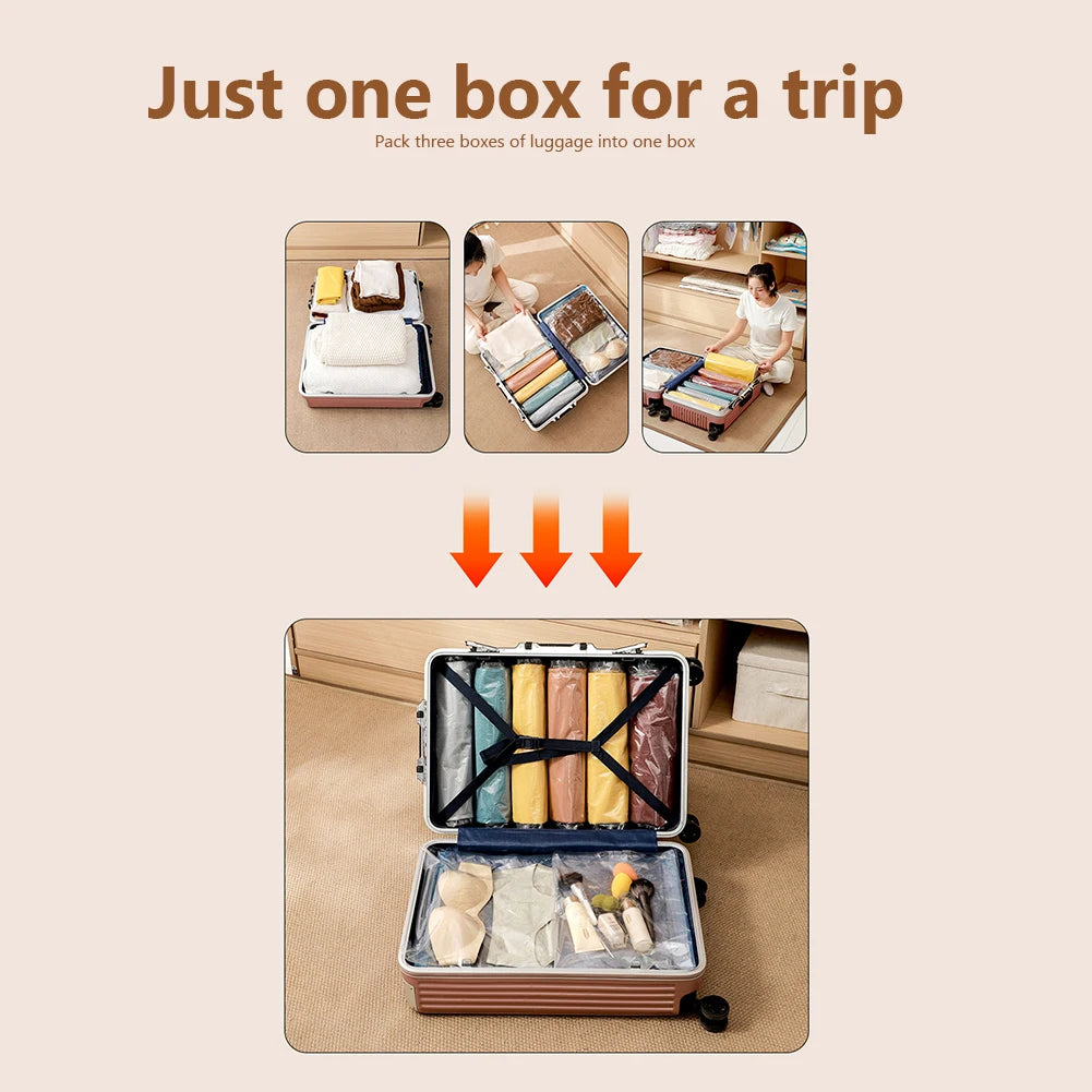 Reusable Vacuum Storage Bags with Pump