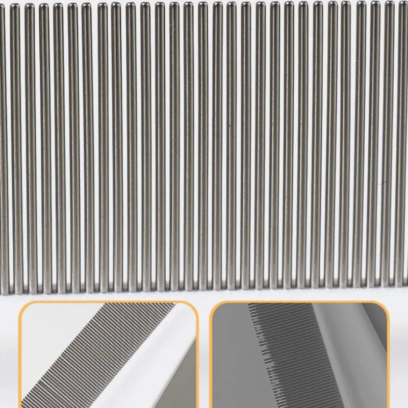 Stainless Steel Pet Shedding & Flea Comb