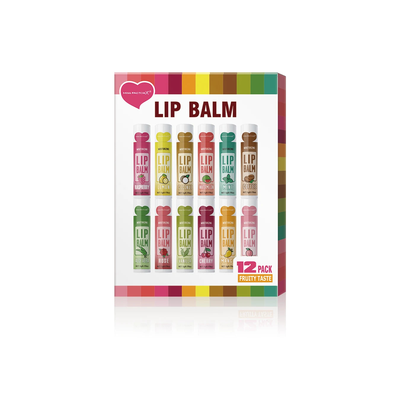12-Piece Lip Balm Set – Deep Moisturizing & Long-Lasting Hydration