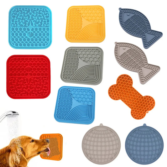 Silicone Pet Licking Mat & Slow Feeder