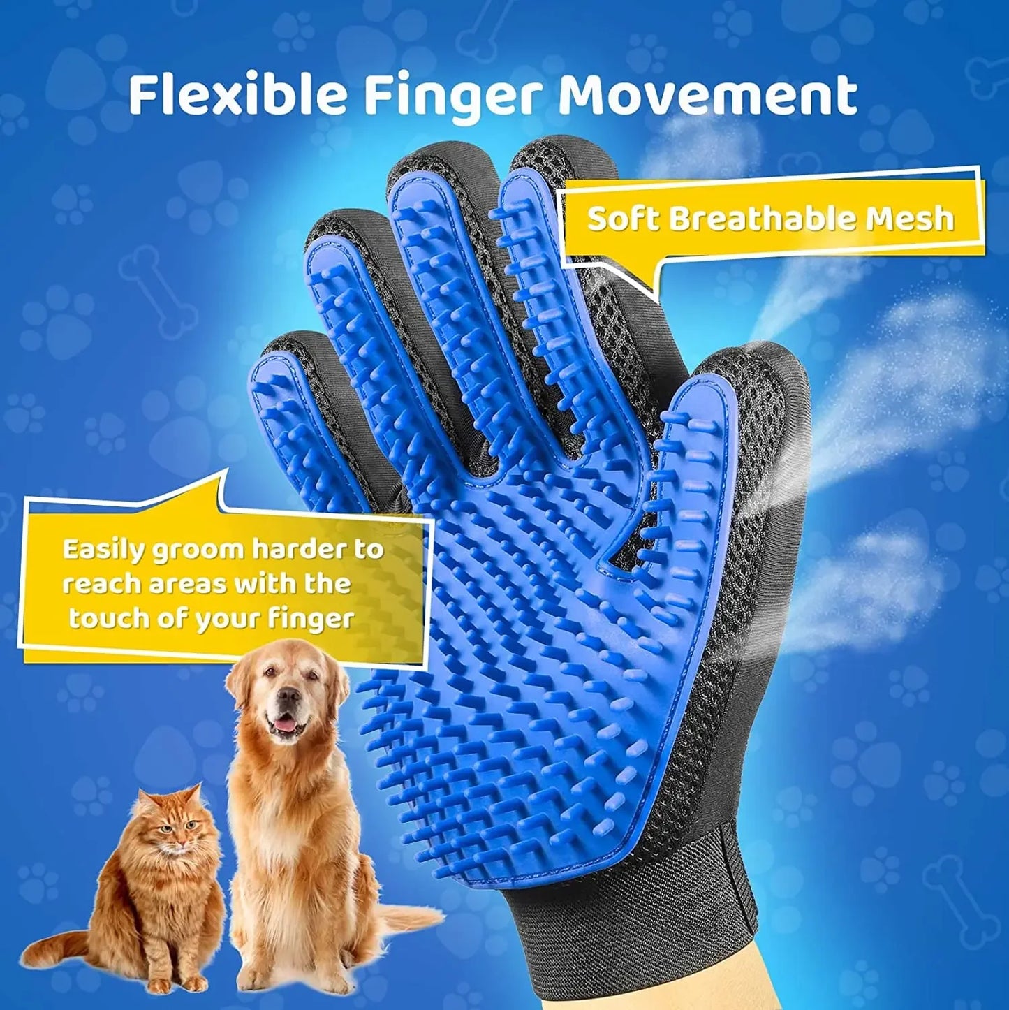 Pet Grooming & Hair Removal Glove