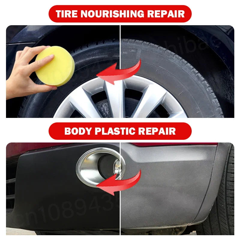 Car Tire Shine Wax – Long-Lasting Gloss Coating & Rubber Protectant