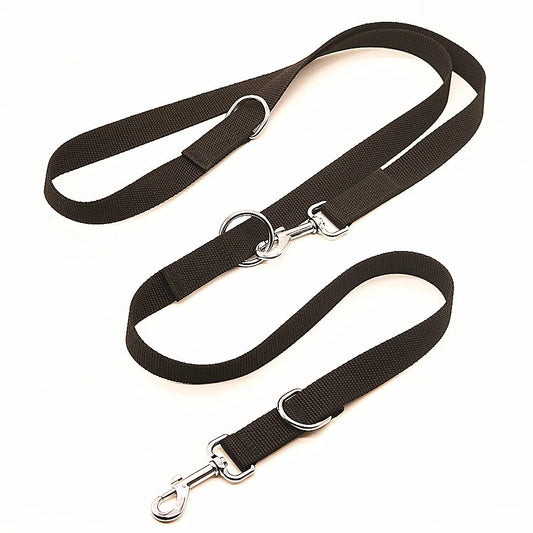 Adjustable Double-Ended Dog Training Leash (2.5m)