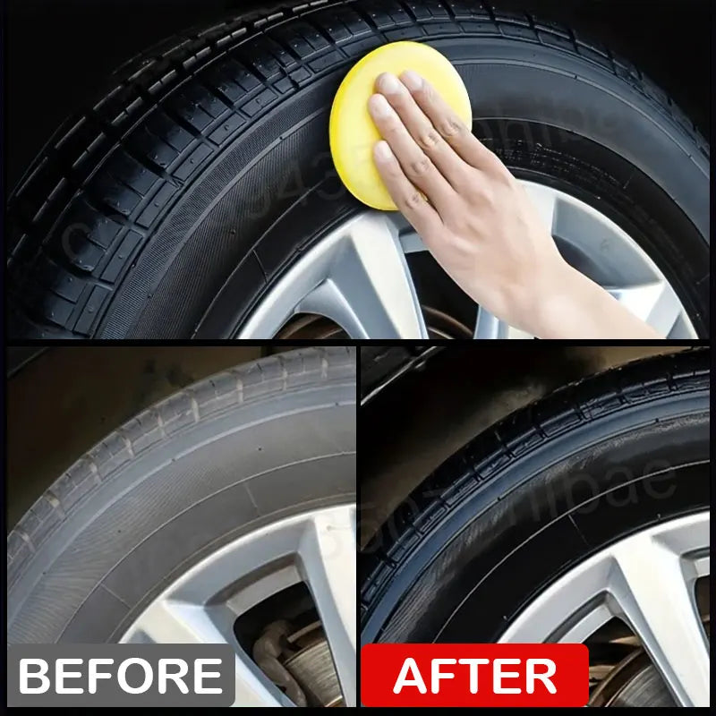 Car Tire Shine Wax – Long-Lasting Gloss Coating & Rubber Protectant