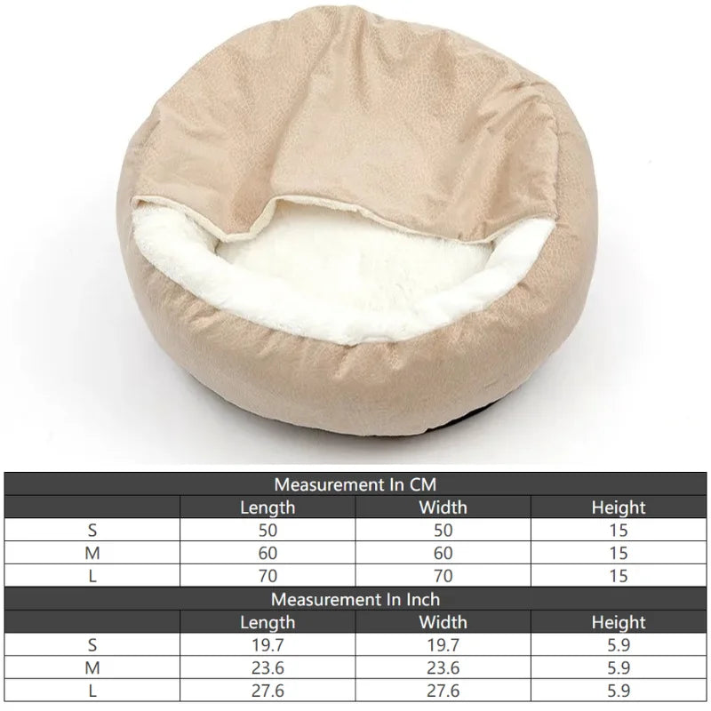 Orthopedic Hooded Dog Bed