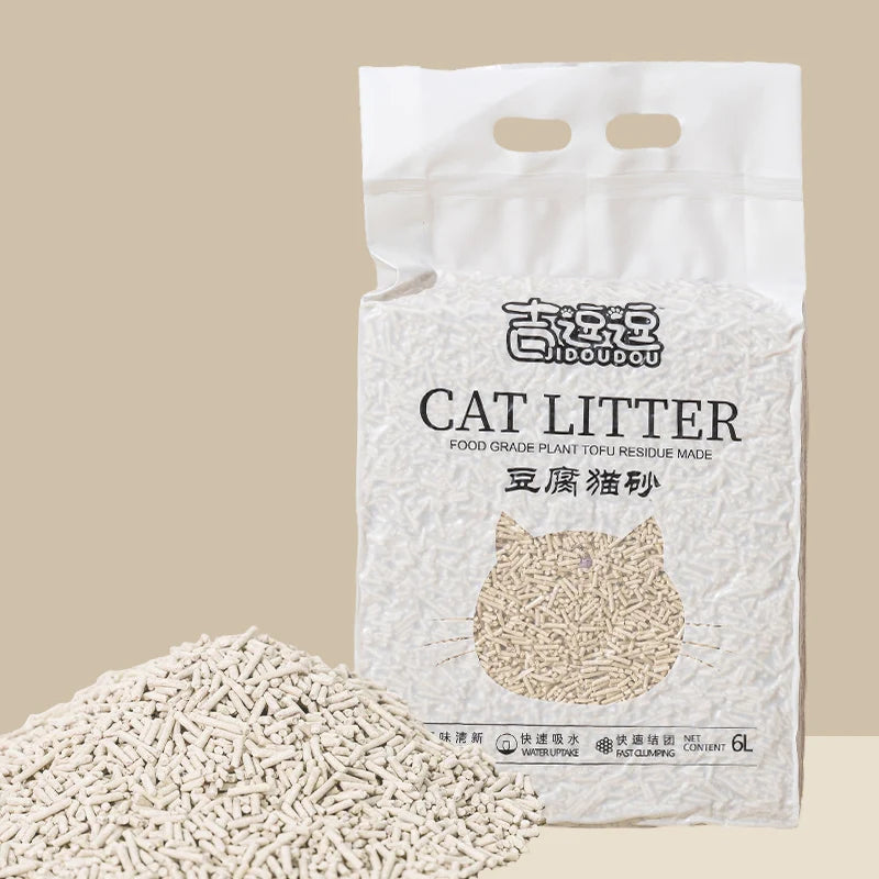 Quick-Clumping Natural Tofu Cat Litter