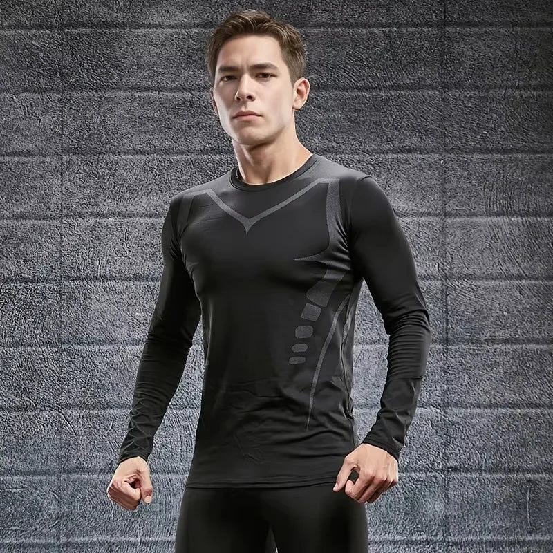 Men’s Quick-Dry Compression Gym Tee