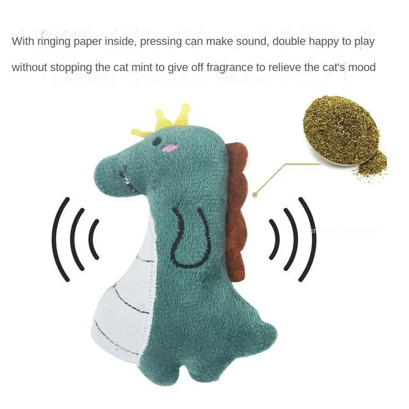 Catnip Plush Cat Toy Pillow