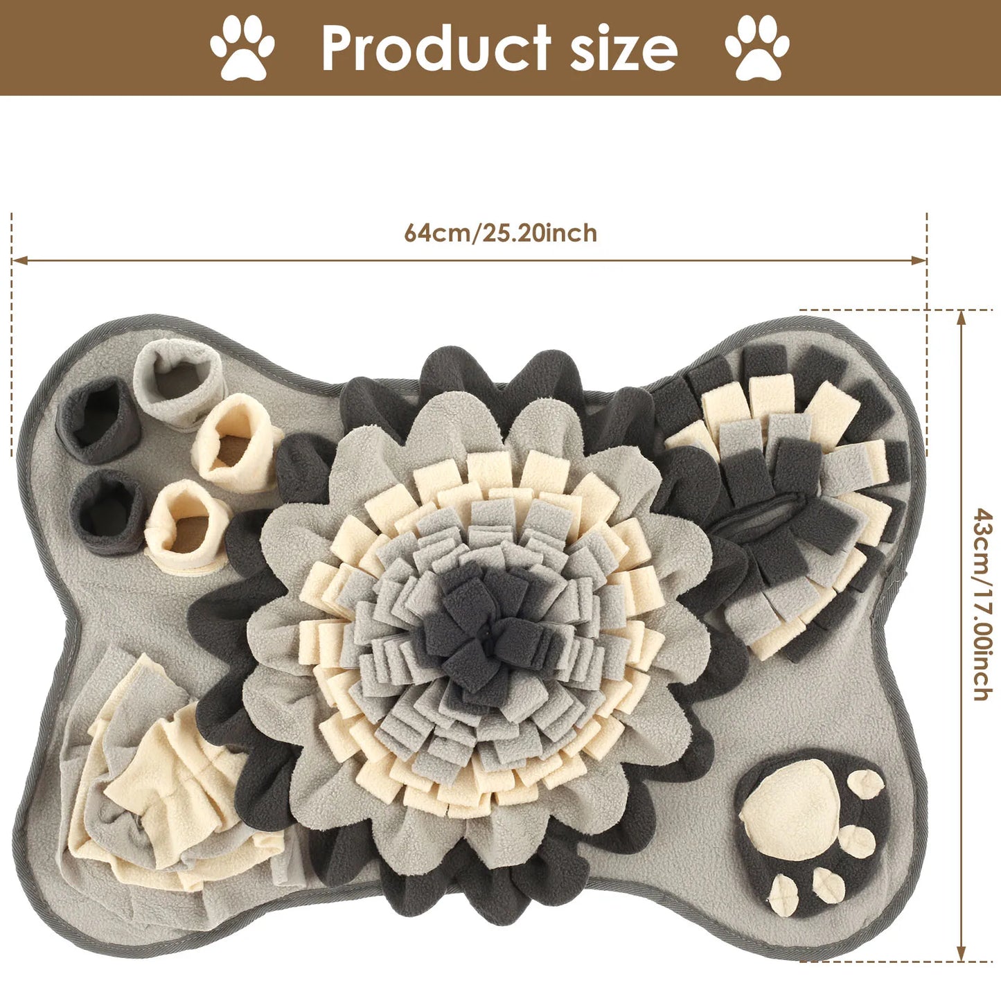 Anti-Slip Interactive Pet Snuffle Mat