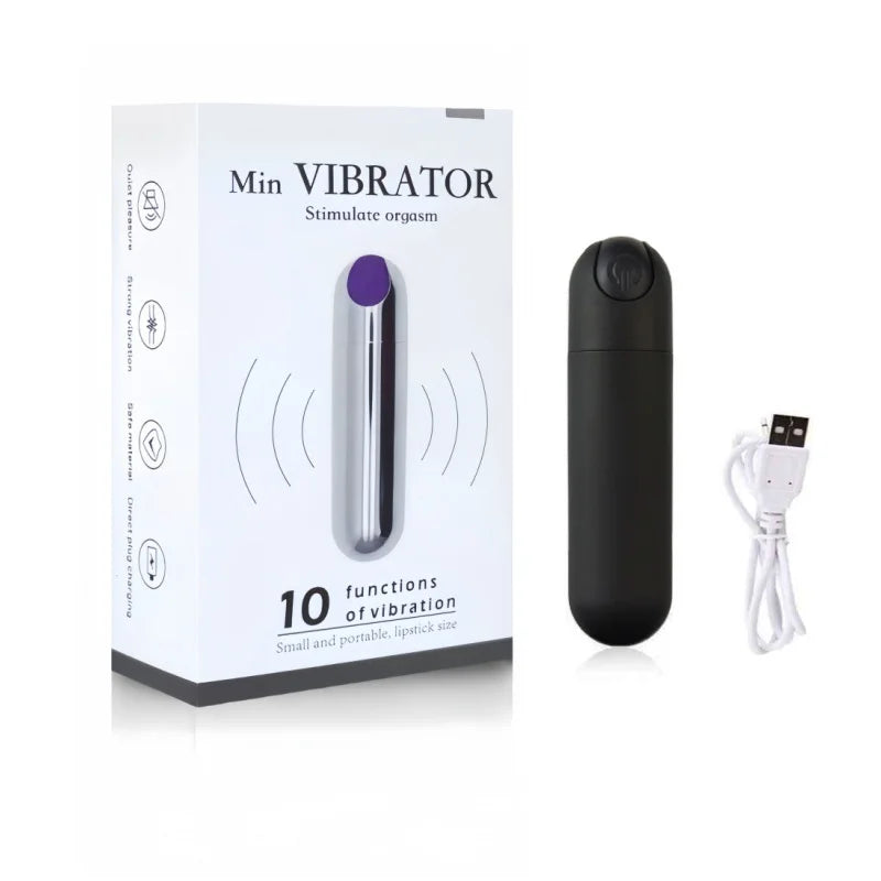 Rechargeable 10-Mode Mini Vibrator