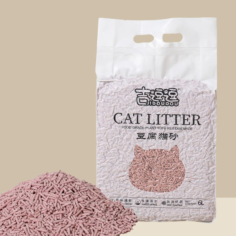 Quick-Clumping Natural Tofu Cat Litter