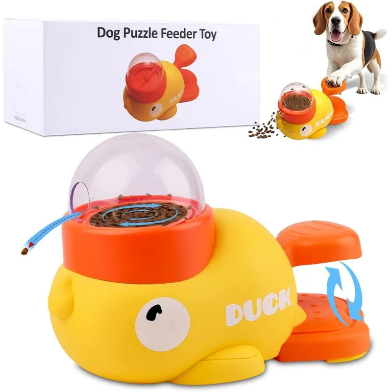 Interactive Duck Pet Treat Dispenser