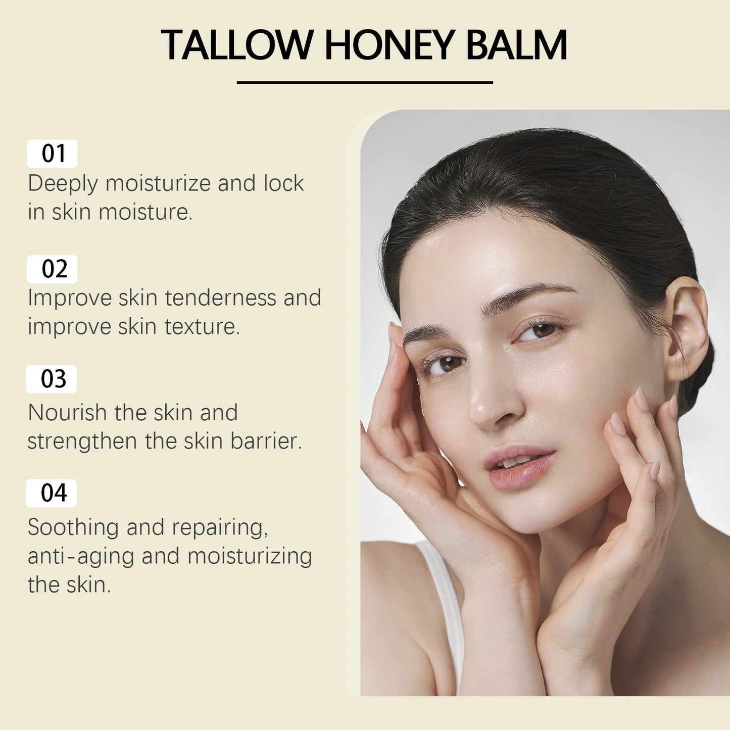 Beef Tallow & Honey Face & Body Balm