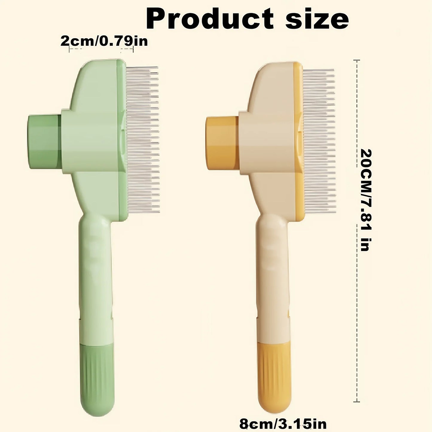 Self-Cleaning Pet Flea & Hair Comb