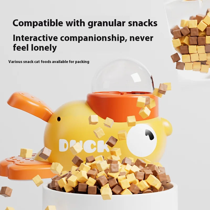 Cartoon Duck Automatic Pet Feeder