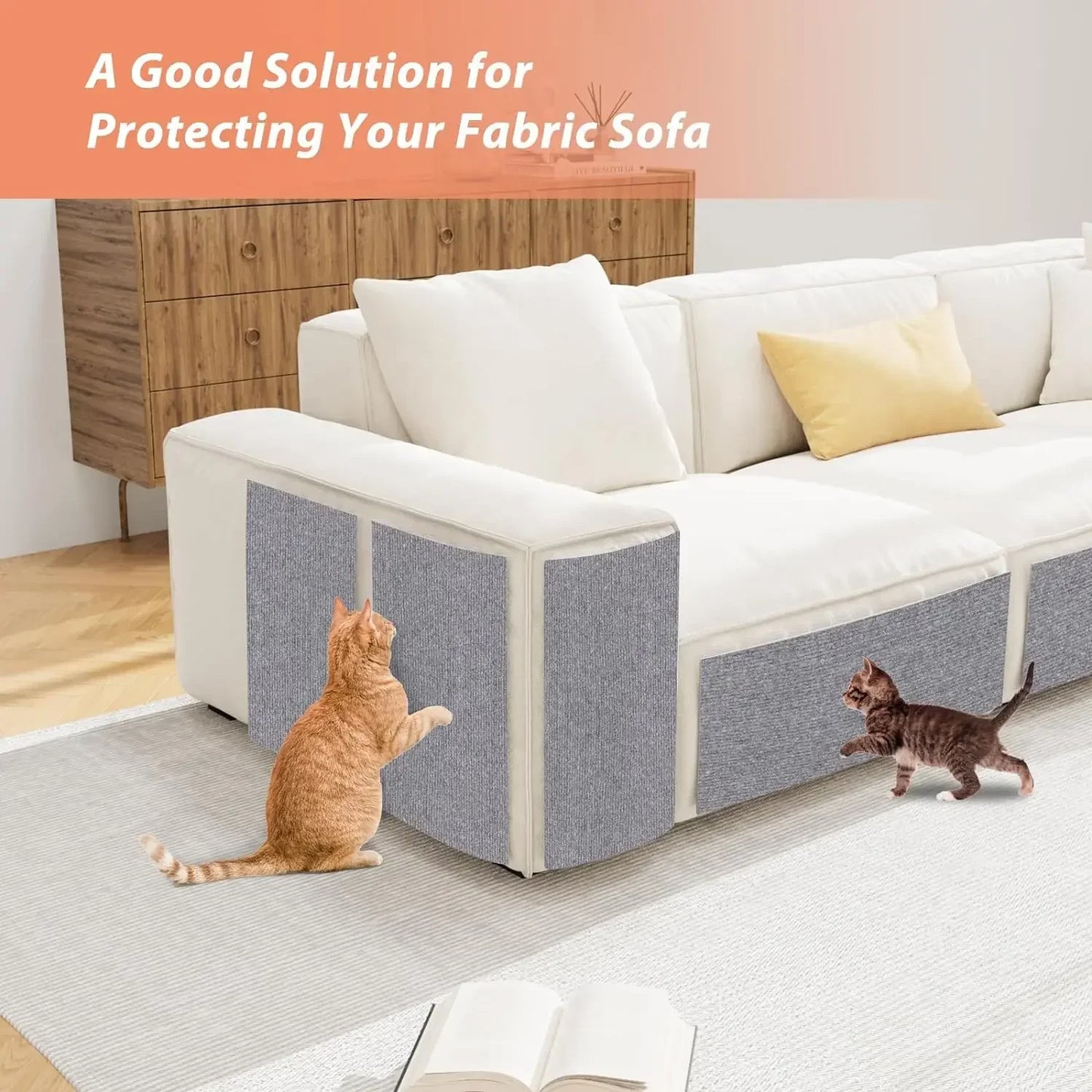 Self-Adhesive Cat Scratch Protector Carpet