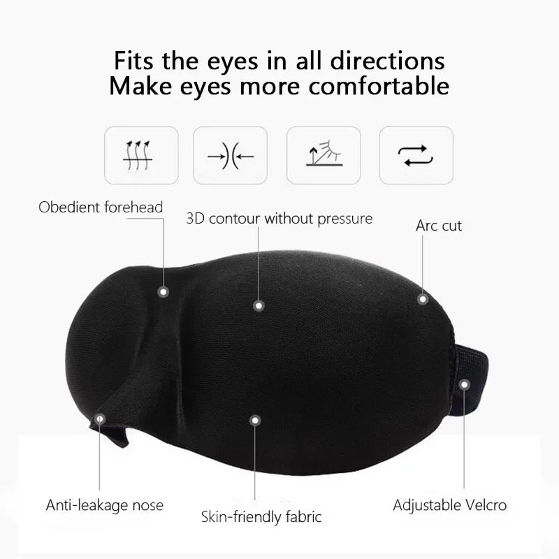 3D Contoured Sleep Mask