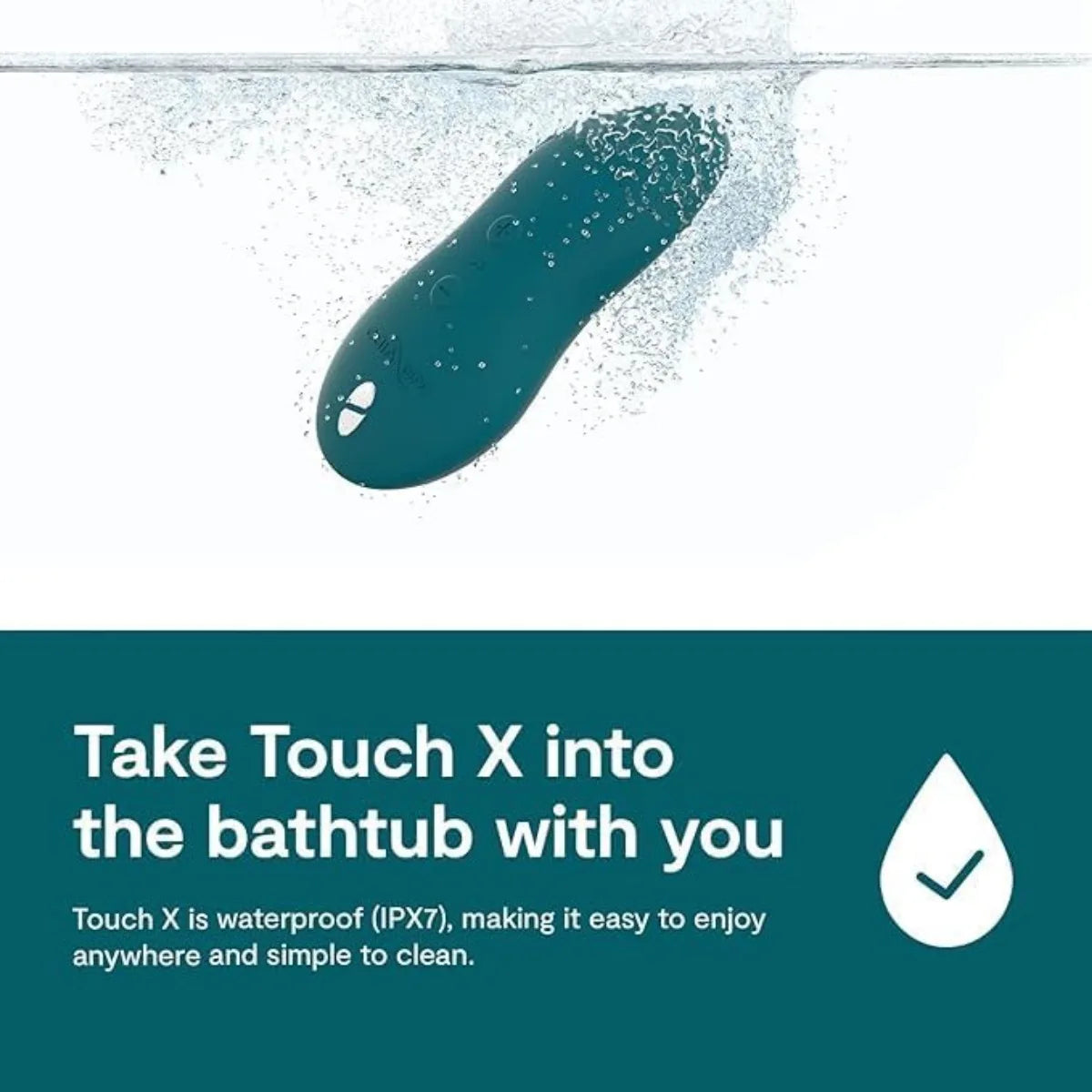We-Vibe Touch X: Waterproof Mini Clitoral Massager
