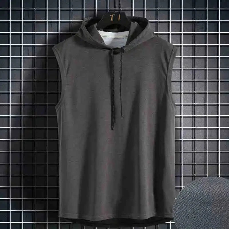 Men’s Sleeveless Hooded Tee