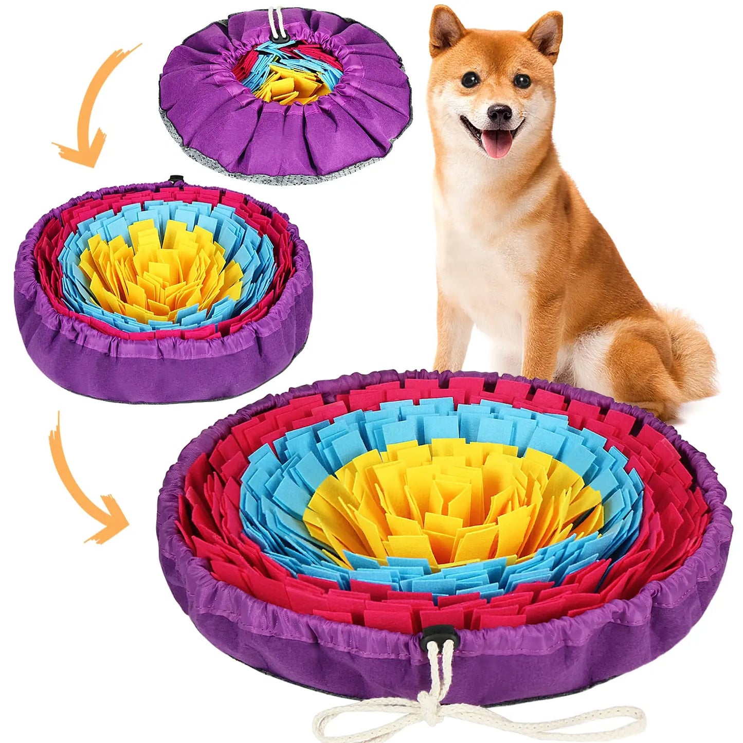 Interactive Pet Snuffle Mat for Dogs & Cats