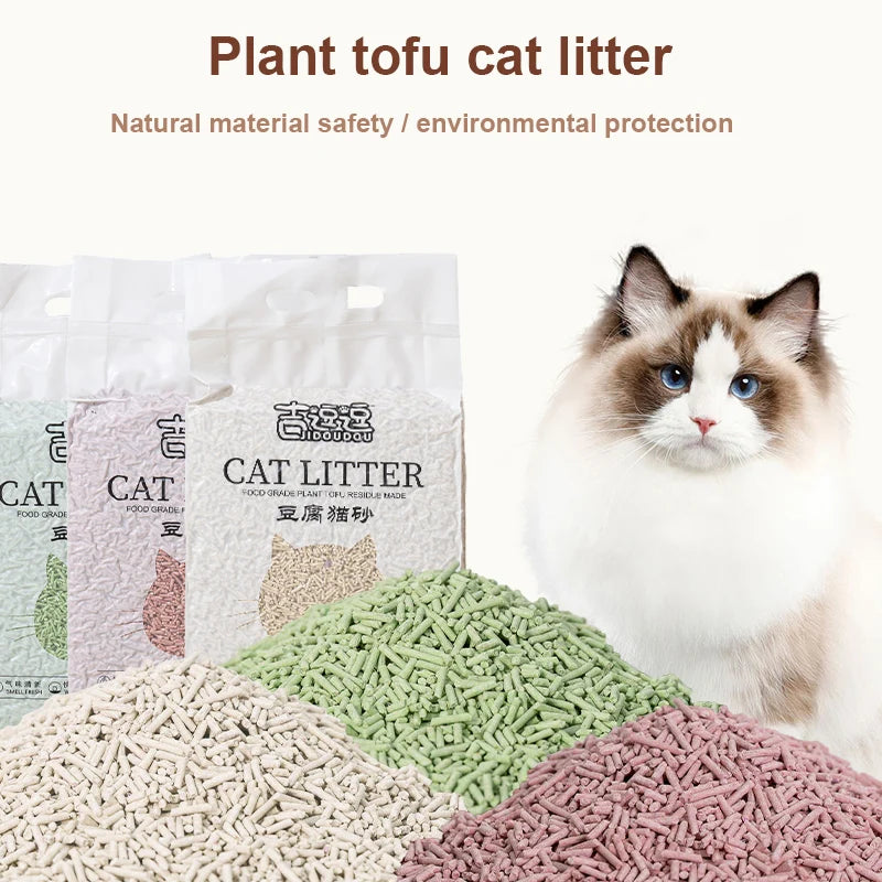 Quick-Clumping Natural Tofu Cat Litter