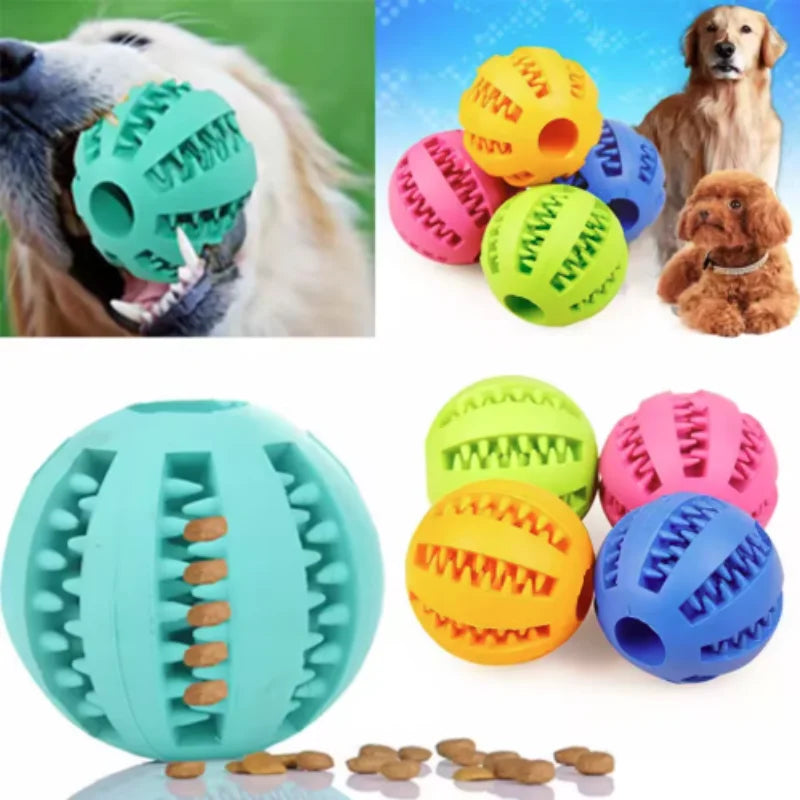 Interactive Rubber Pet Ball Toy