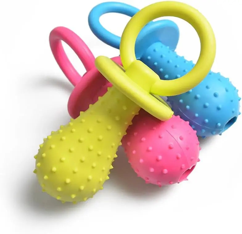 Rubber Pet Pacifier Chew Toy