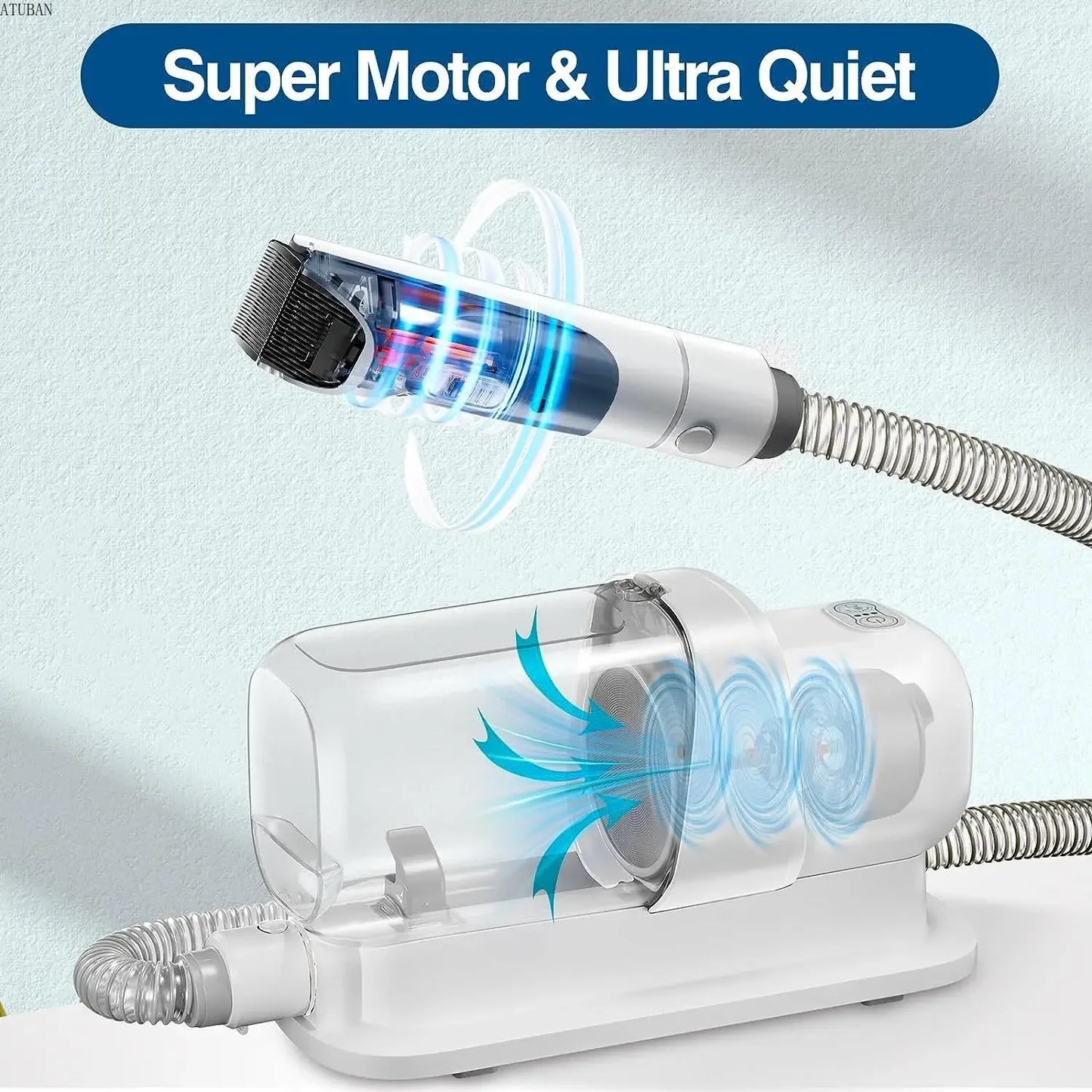 Pet Grooming Vacuum Cleaner Kit