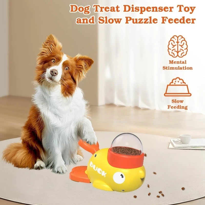 Interactive Duck Pet Treat Dispenser